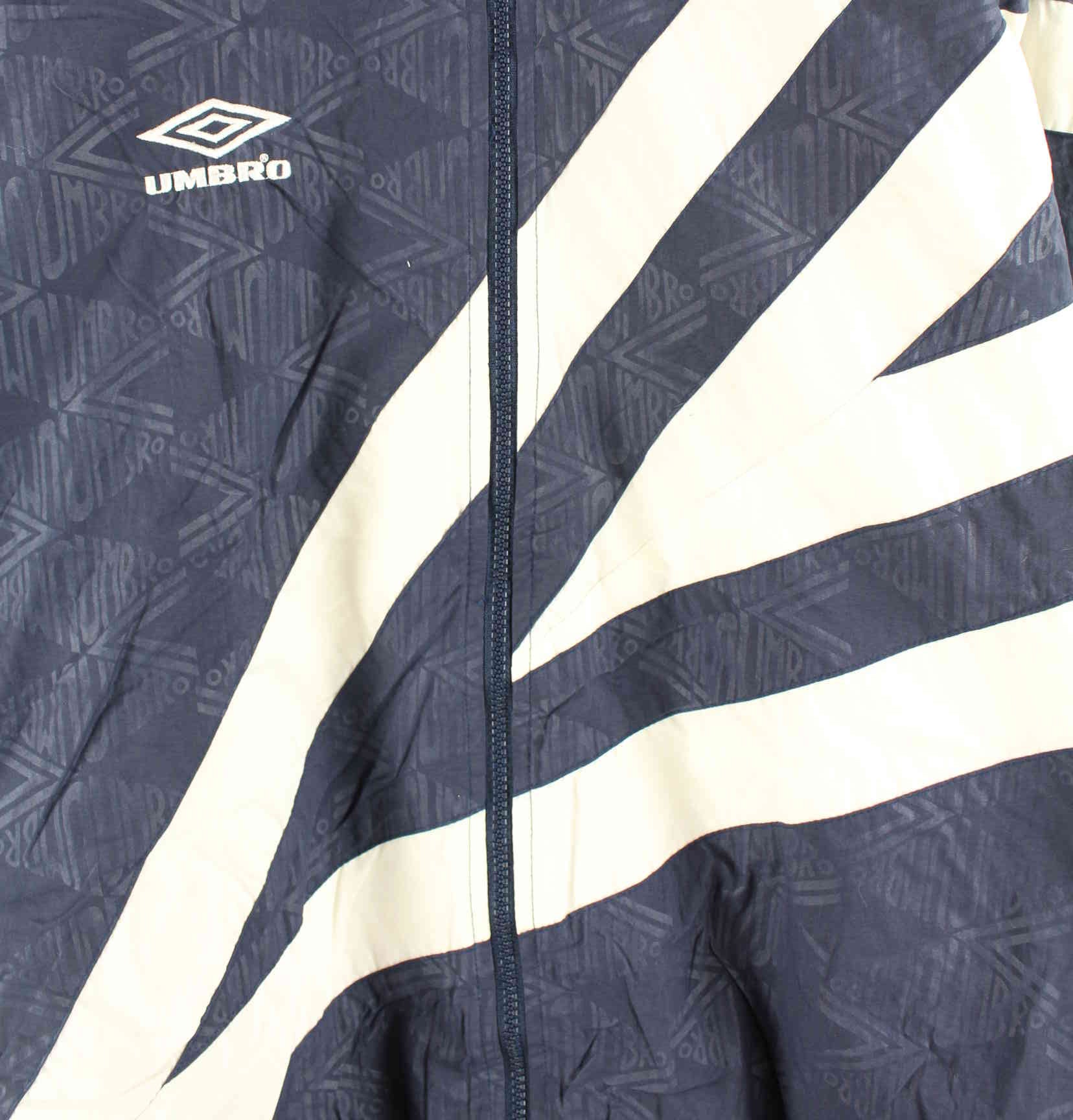 Umbro 90s Vintage Trainingsjacke Blau M (detail image 1)