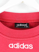 Adidas 90s Vintage 3-Stripes Embroidered Sweater Rot XL (detail image 2)