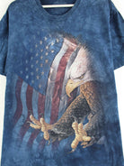 The Mountain USA Print T-Shirt Blau L (detail image 1)