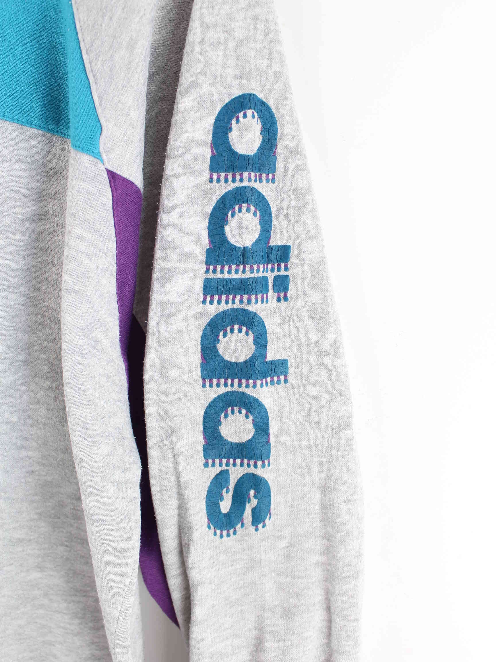 Adidas 80s Vintage Sweater Grau M (detail image 3)