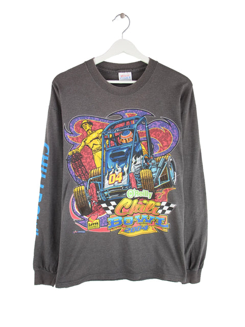 Hanes 2004 Chili Bowl Racing Print Sweatshirt Grau L