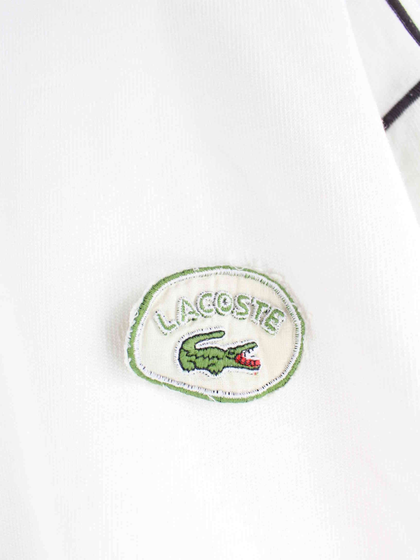 Lacoste 90s Vintage Patch Sweater Weiß L (detail image 3)