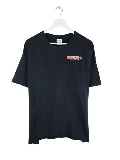 Gildan Old Timer Print T-Shirt Schwarz XL