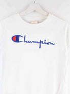 Champion Damen 90s Vintage Embroidered T-Shirt Weiß XS (detail image 1)