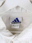 Adidas 90s Vintage Embroidered Langarm Polo Weiß L (detail image 2)