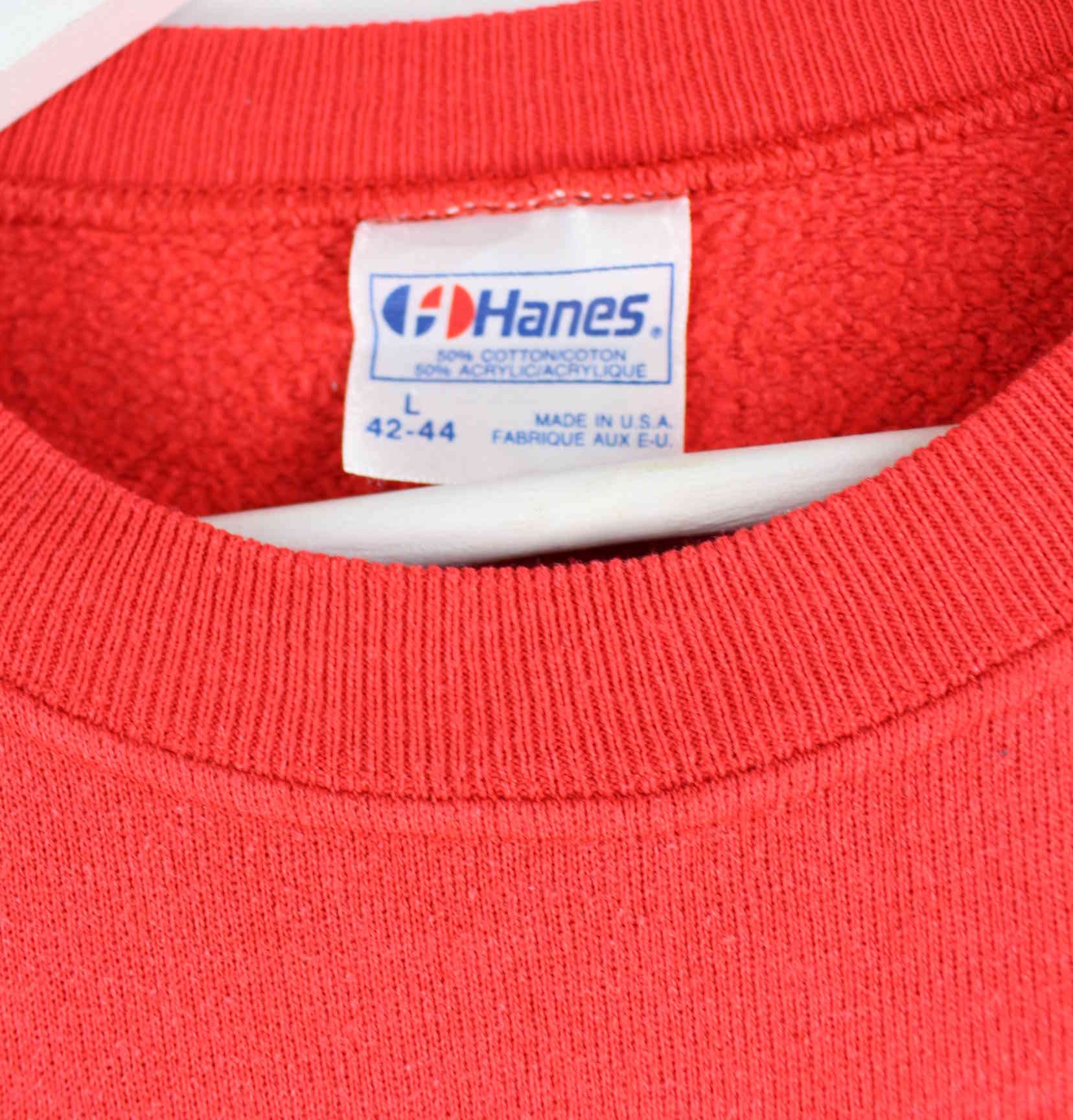 Hanes y2k Surf Print Sweater Rot L (detail image 2)