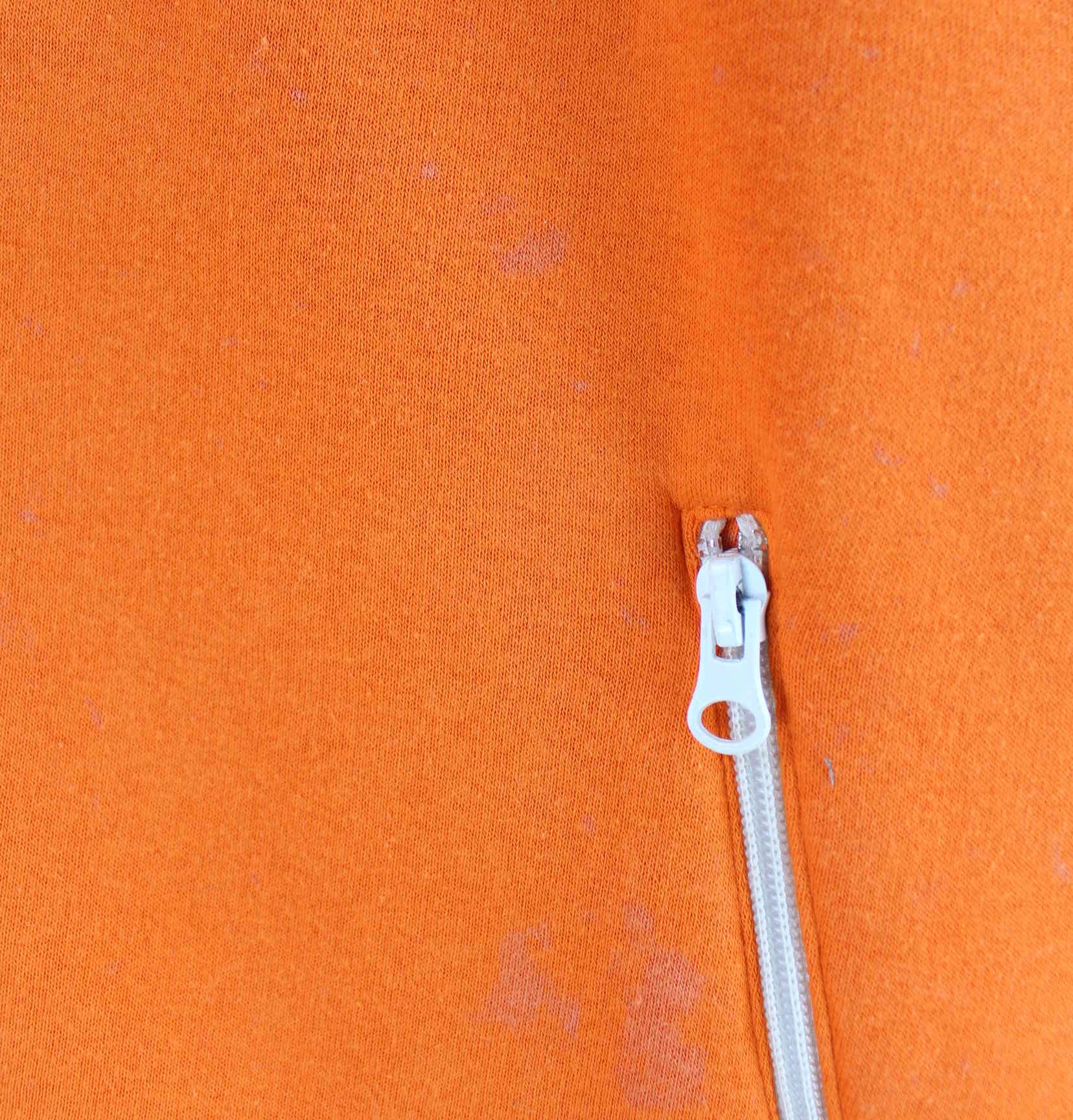Vintage Holland Embroidered Sweatjacke Orange XXL (detail image 2)