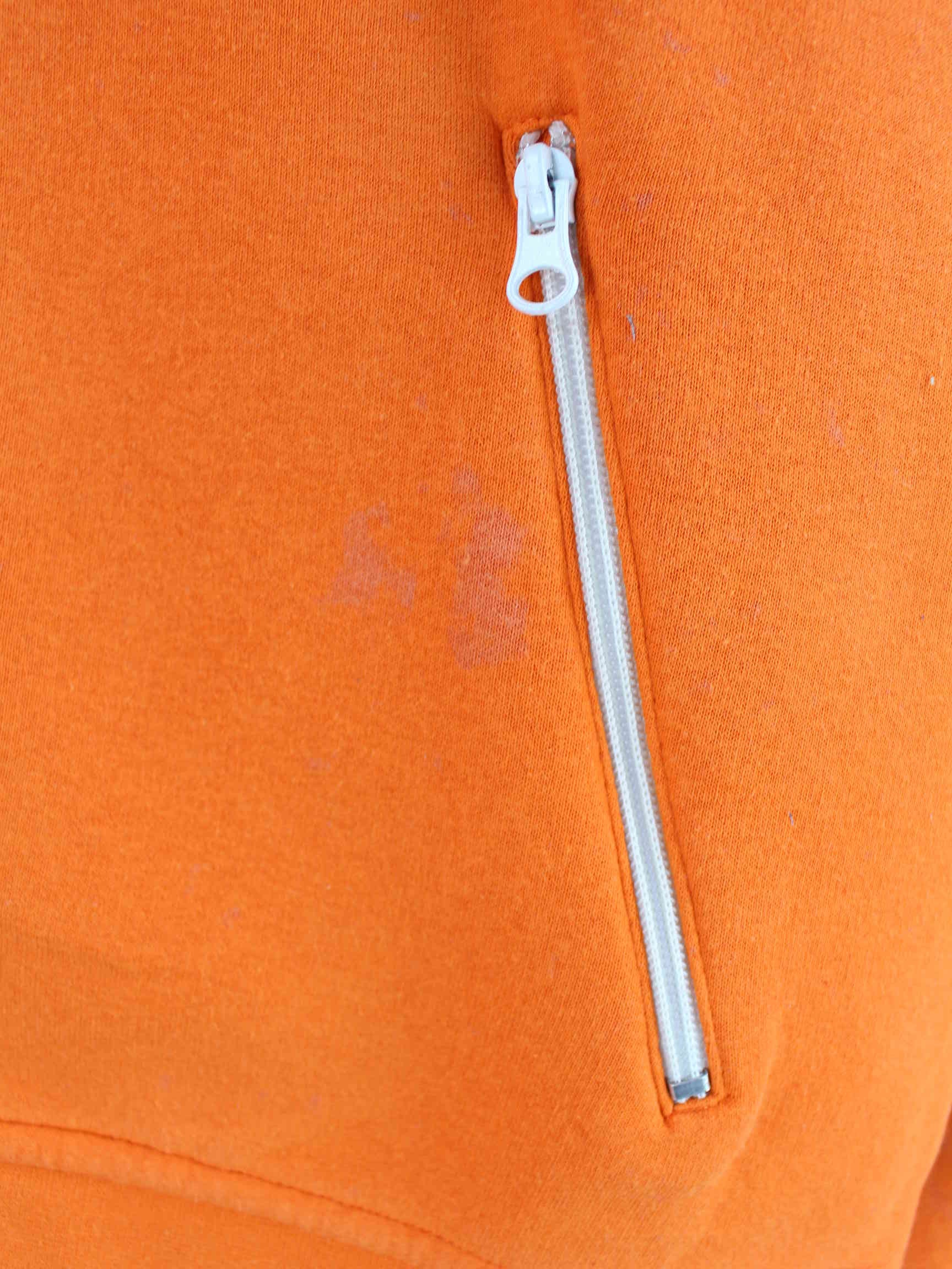 Vintage Holland Embroidered Sweatjacke Orange XXL (detail image 3)