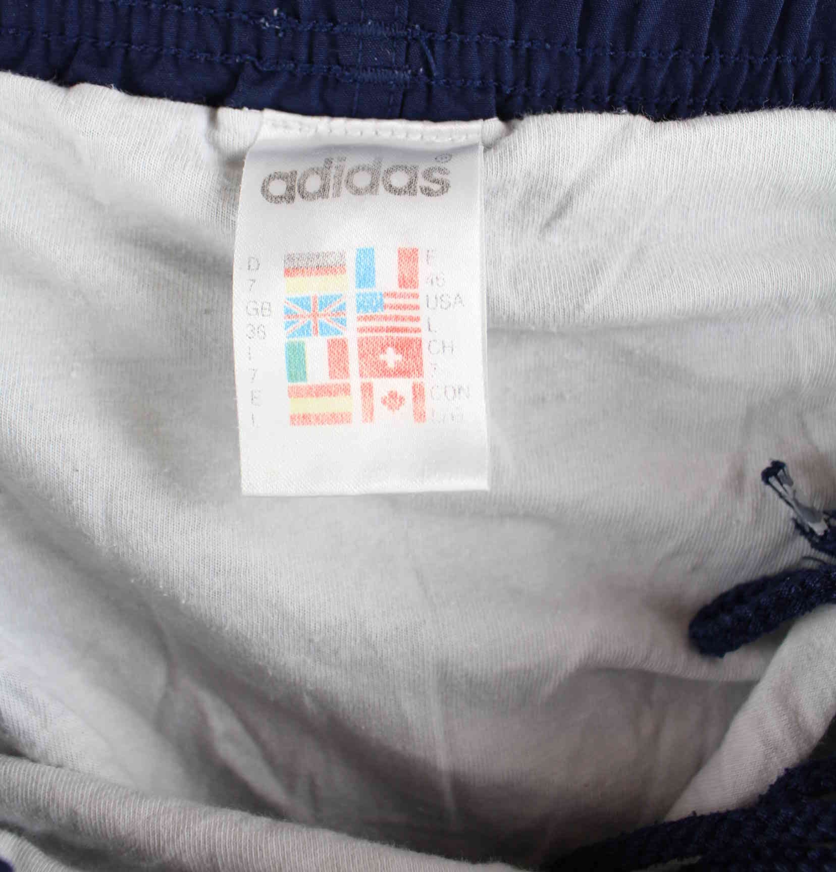 Adidas 90s Vintage Trefoil Shorts Blau L (detail image 3)