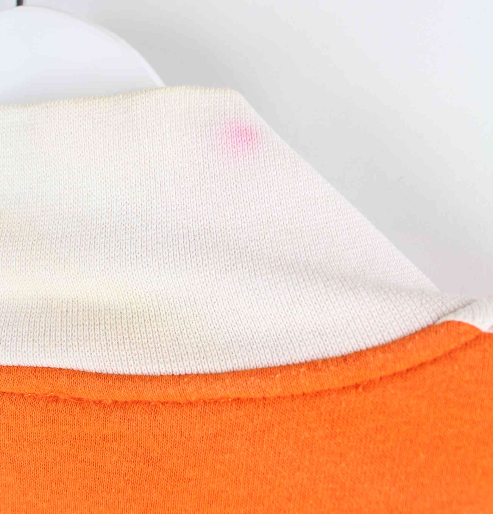 Vintage Holland Embroidered Sweatjacke Orange XXL (detail image 9)