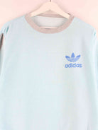 Adidas Damen 80s Vintage Trefoil Print Sweater Blau S (detail image 1)