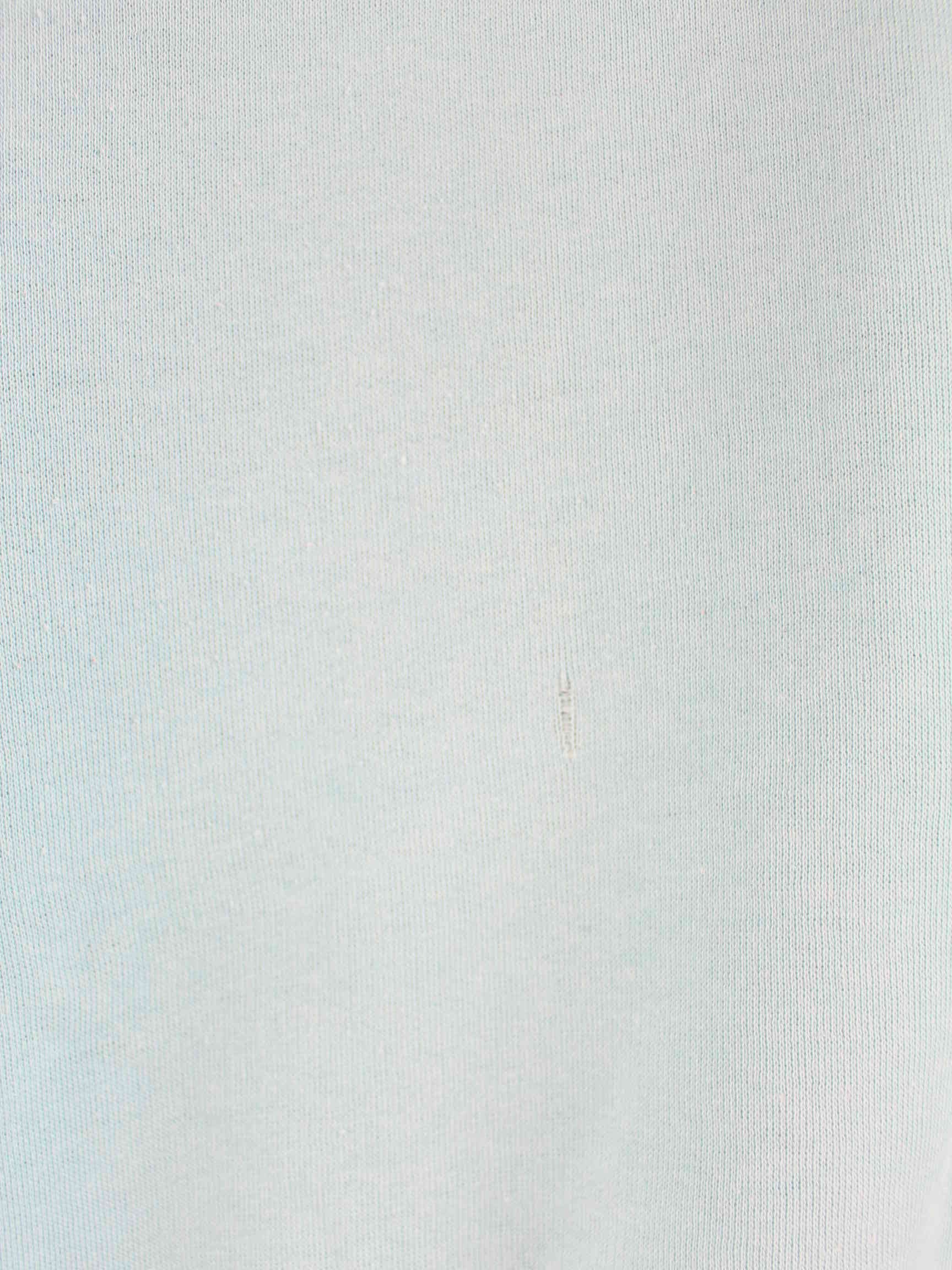 Adidas Damen 80s Vintage Trefoil Print Sweater Blau S (detail image 3)