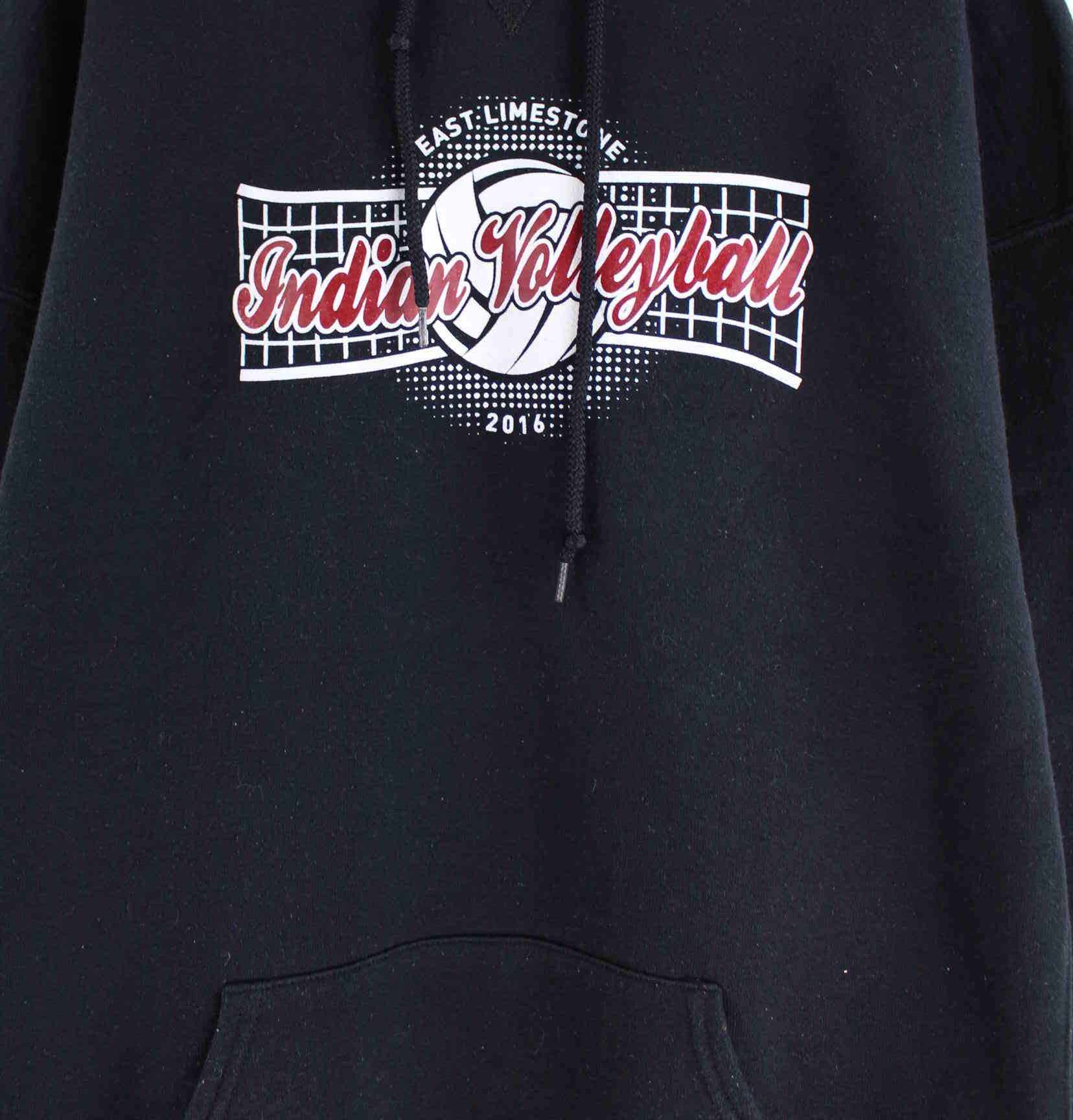 Russell Athletic Indian Volleyball Print Hoodie Schwarz XXL (detail image 1)