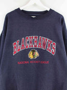 Vintage Blackhawks Embroidered Sweater Blau XXL (detail image 1)