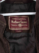 Marlboro 90s Vintage Leder Jacke Braun L (detail image 2)