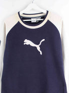 Puma y2k Embroidered Logo Sweater Blau M (detail image 1)