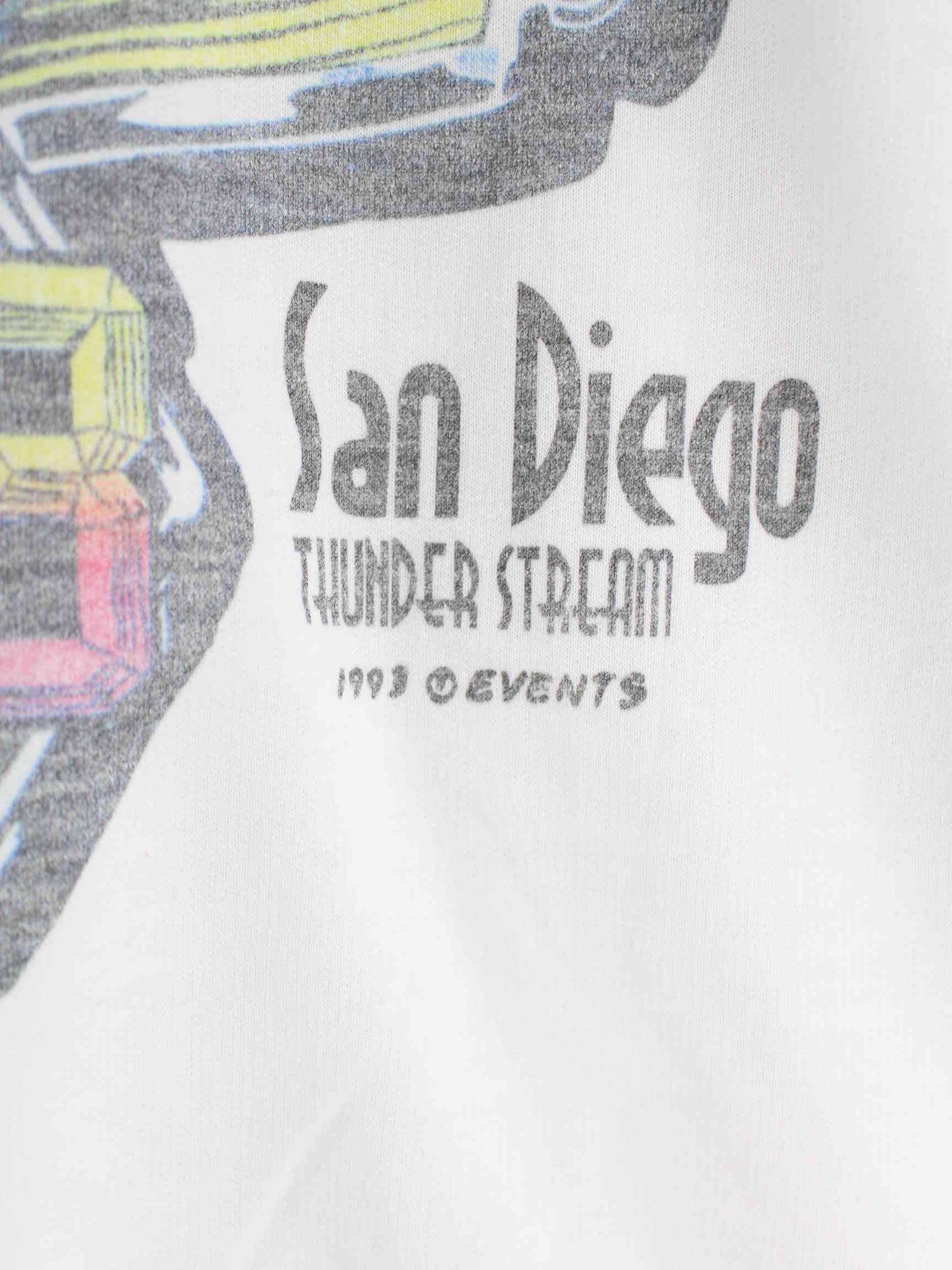 Vintage 1993 San Diego Thunderstream Sweater Weiß L (detail image 2)