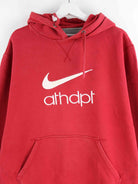 Nike Athletic Big Swoosh Embroidered Hoodie Rot XL (detail image 1)