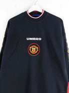Umbro 90s Vintage Manchester Tape Sweater Schwarz L (detail image 1)