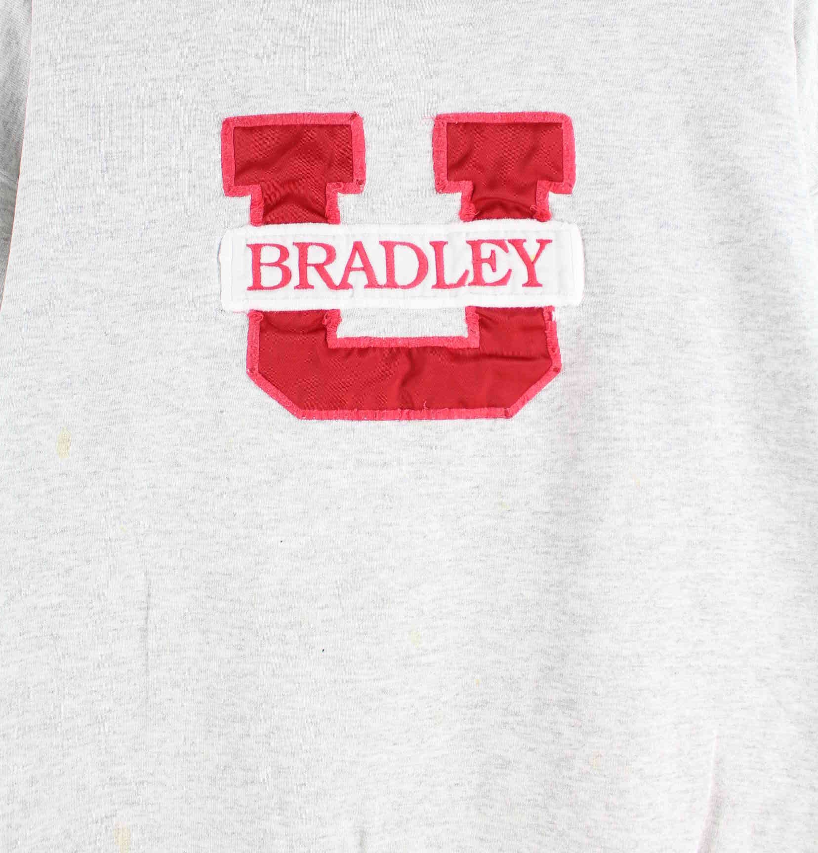 Vintage 90s Bradley Embroidered Sweater Grau XL (detail image 1)