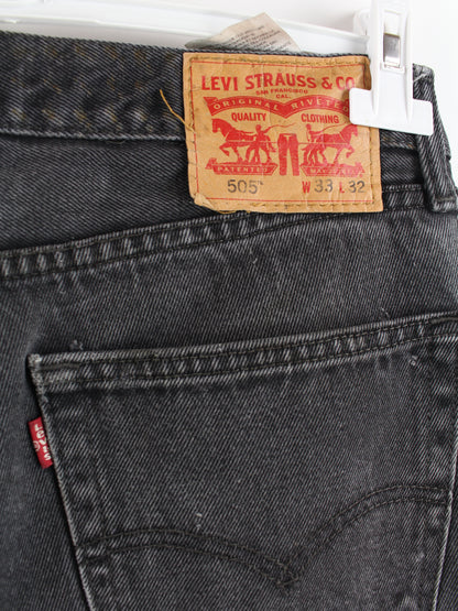 Levi's 505 Jeans Grau W33 L32