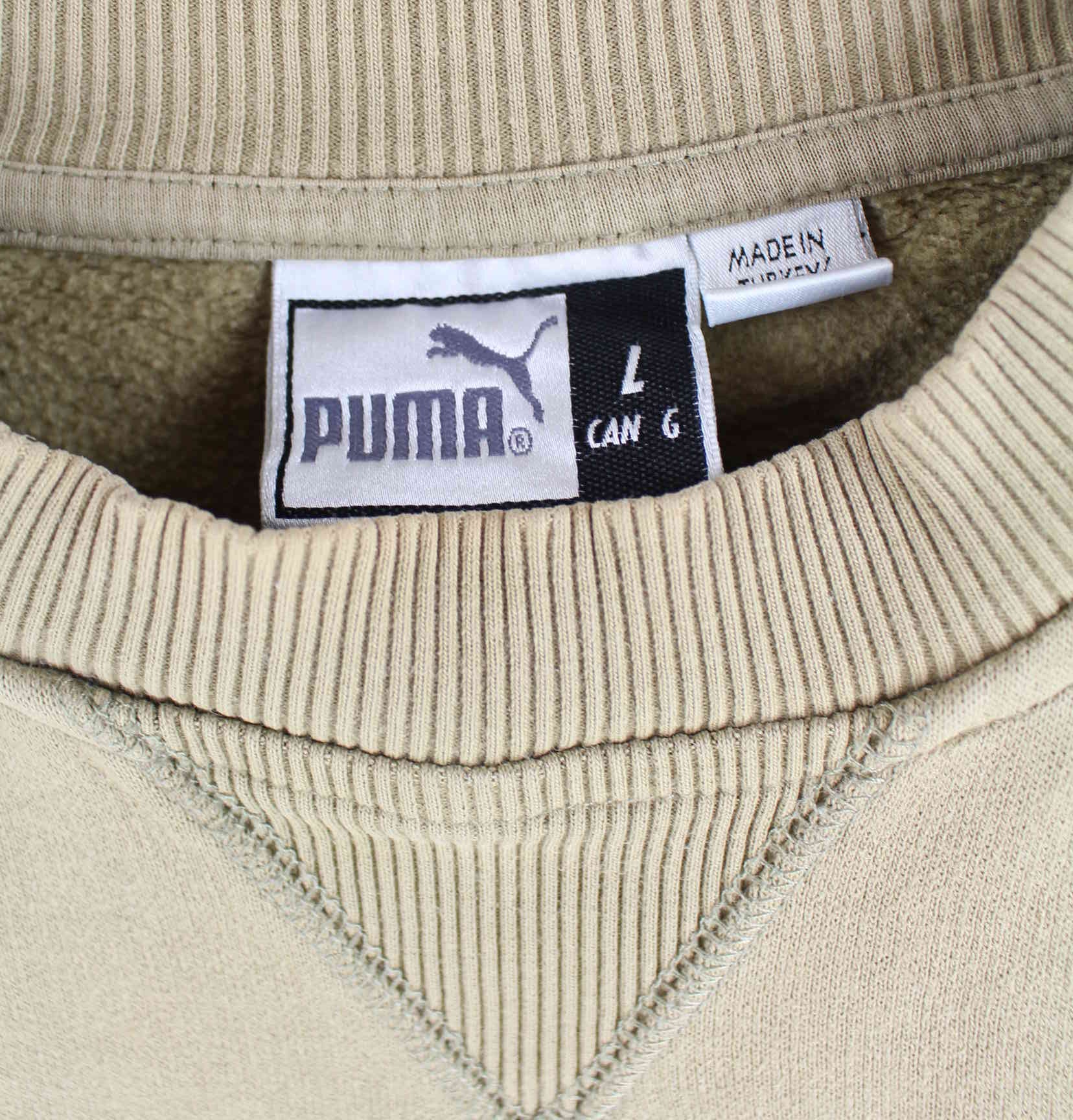Puma y2k Embroidered Sweater Braun L (detail image 3)