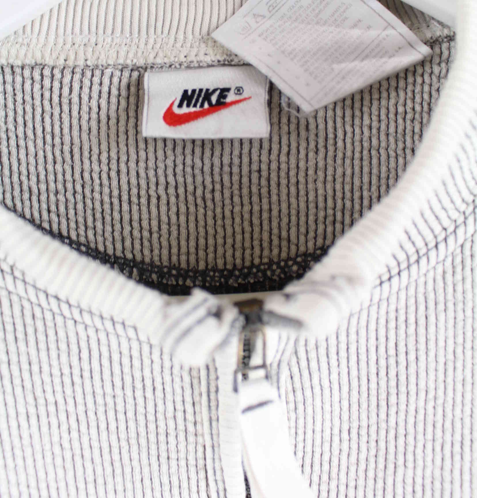 Nike 90s Vintage Half Zip Swoosh Sweater Grau XL (detail image 2)