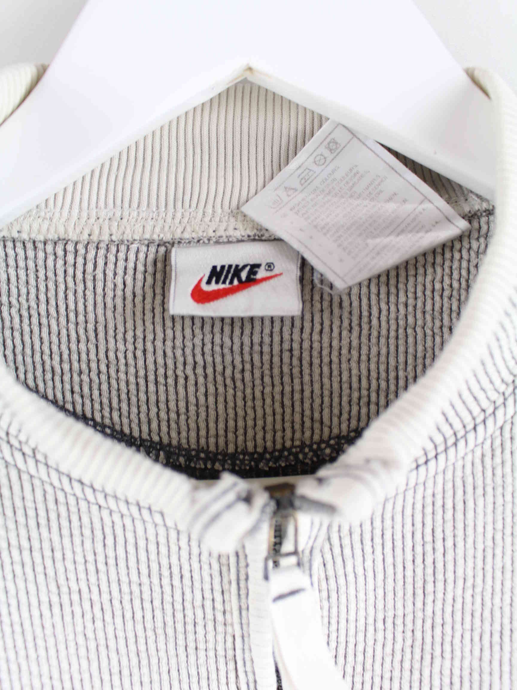 Nike 90s Vintage Half Zip Swoosh Sweater Grau XL (detail image 2)