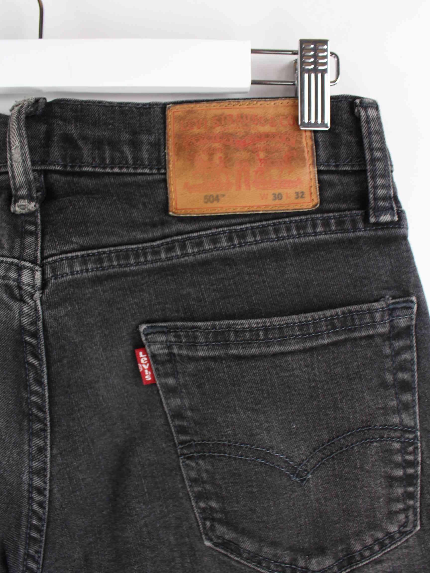 Levi's 504 Jeans Grau W30 L32 (detail image 1)