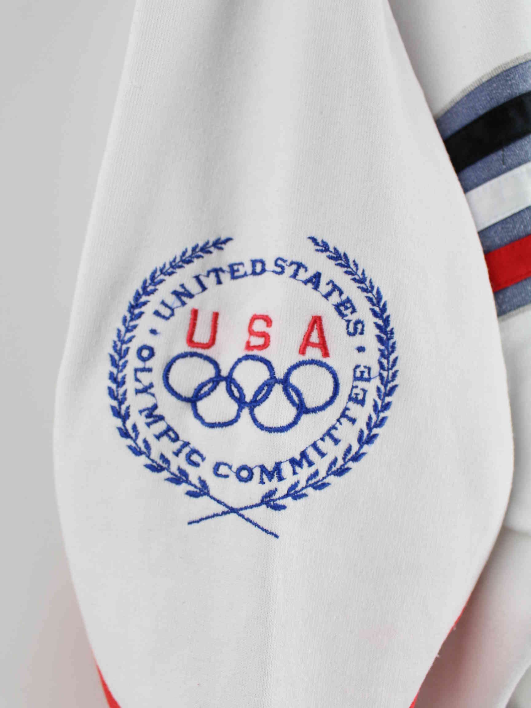 Adidas 1980 Olympic Winter Games Embroidered Sweater Weiß M (detail image 3)