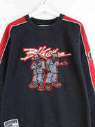 BLK1 90s Vintage Embroidered Sweater Schwarz M (detail image 1)