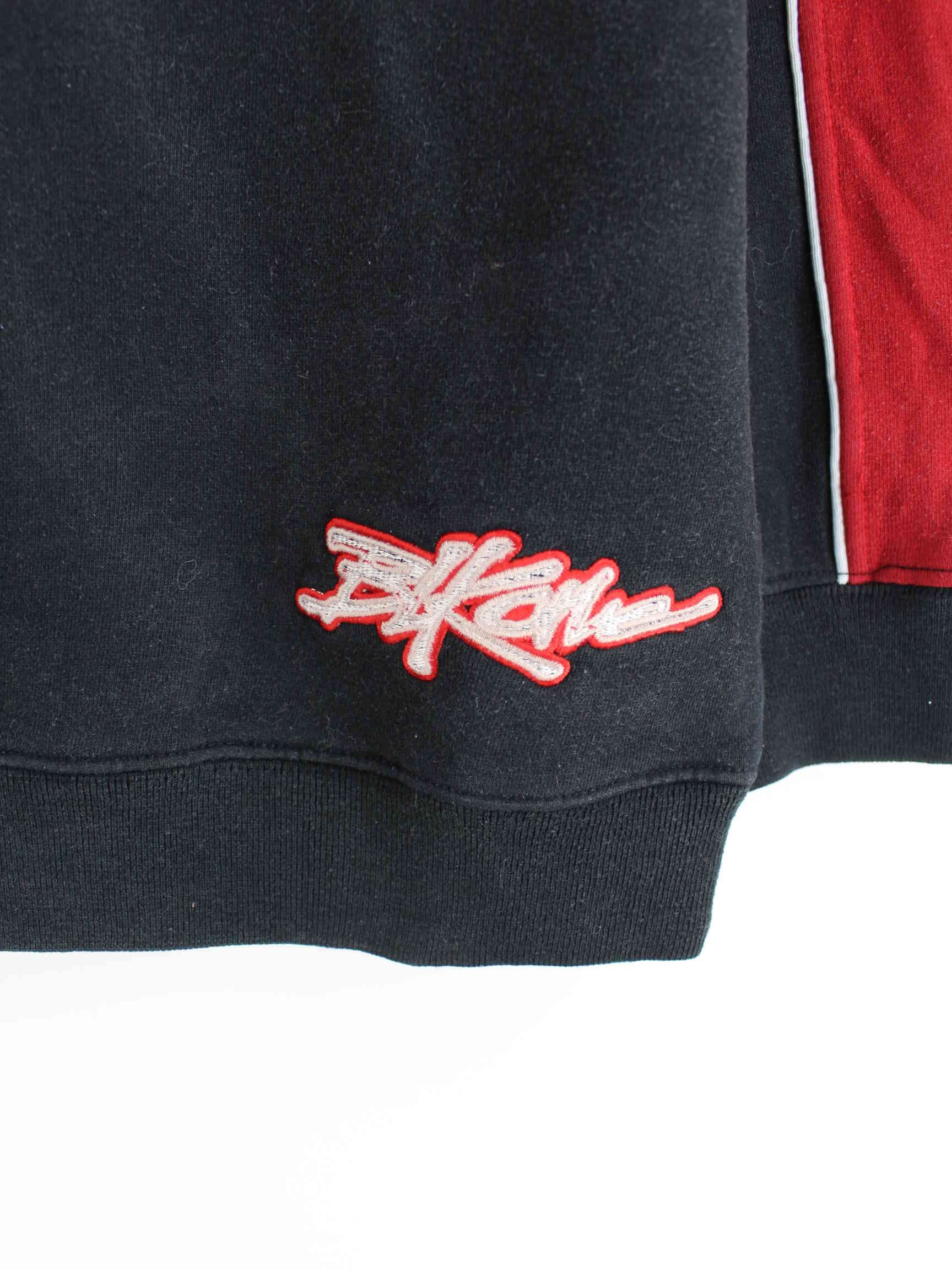 BLK1 90s Vintage Embroidered Sweater Schwarz M (detail image 3)