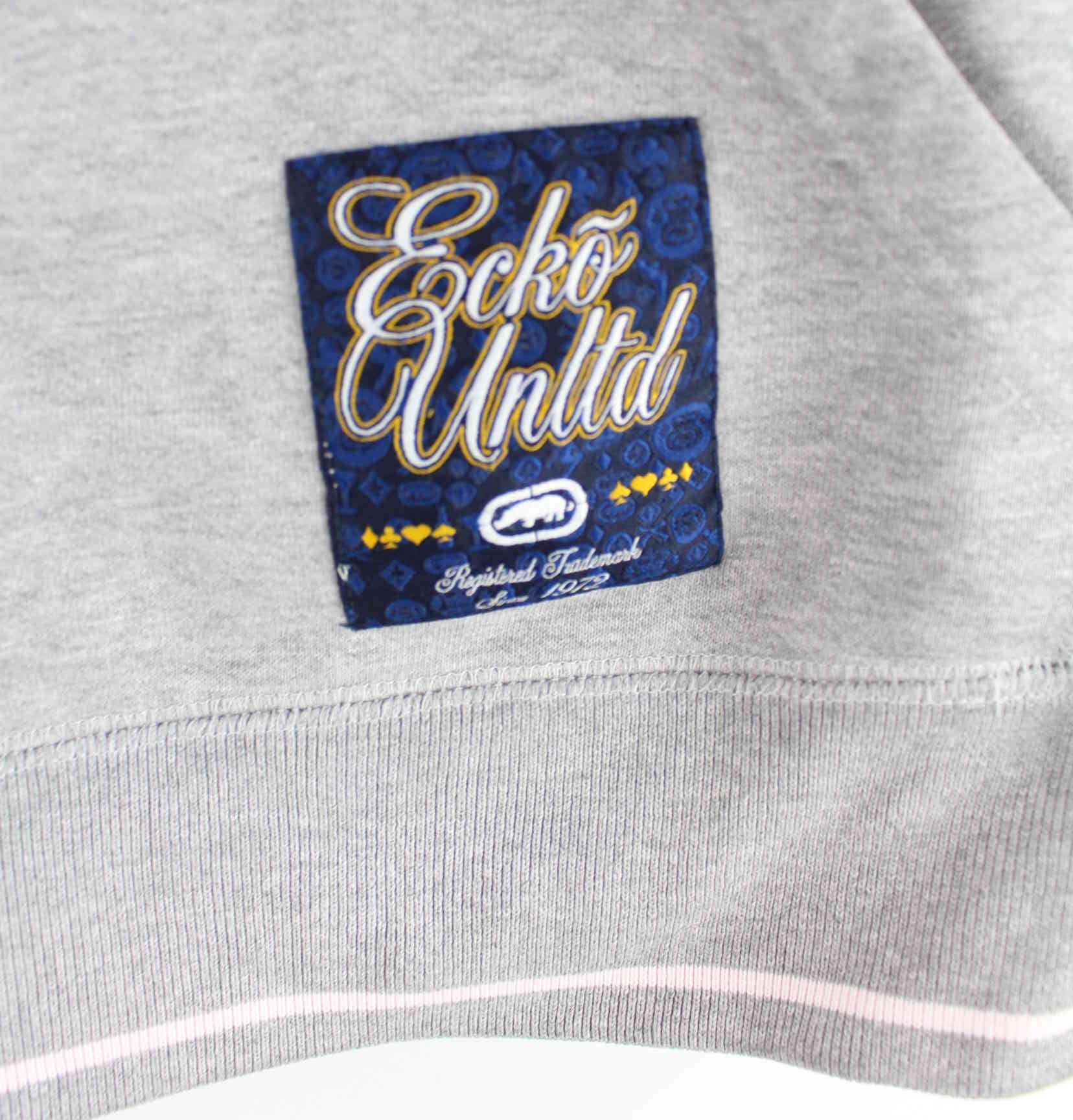 Ecko 90s Vintage Embroidered Hoodie Grau L (detail image 2)