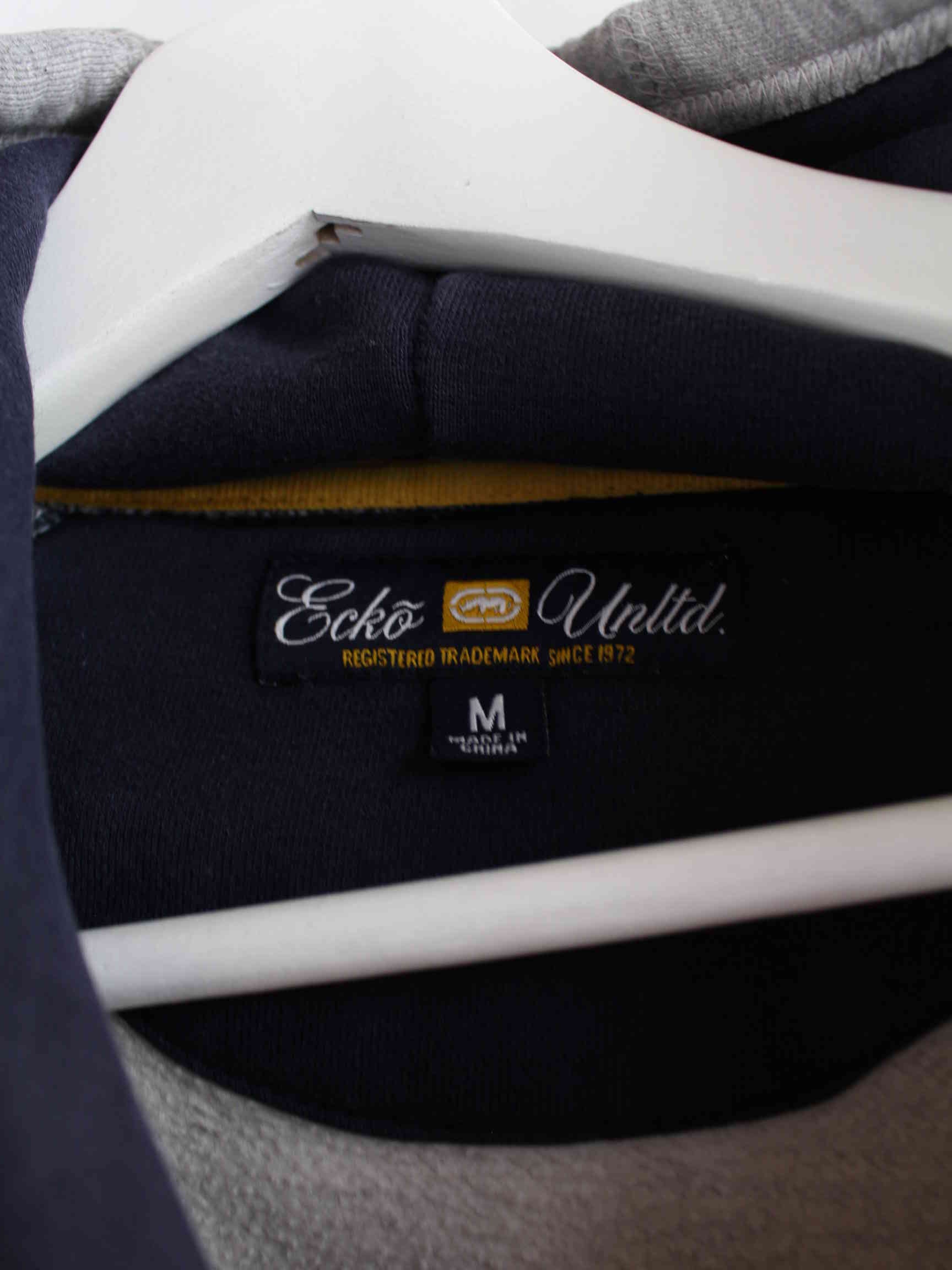 Ecko 90s Vintage Embroidered Hoodie Grau L (detail image 3)