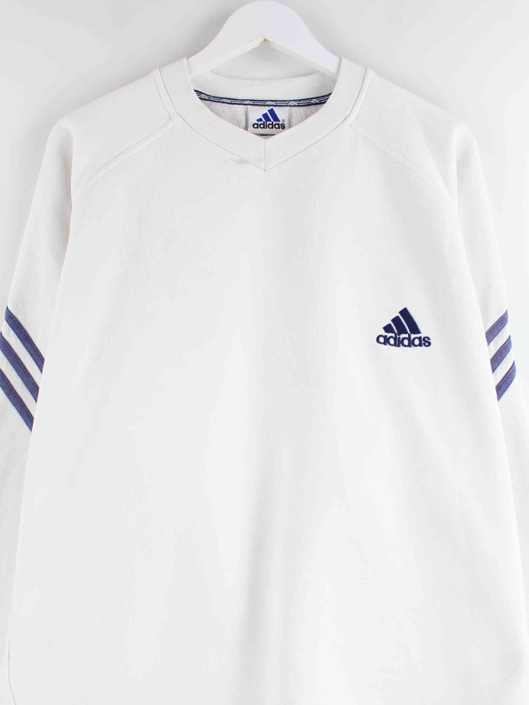 Adidas 90s Vintage Performance Sweater Weiß XXL (detail image 1)