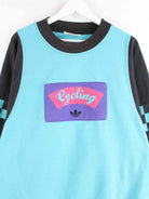 Adidas 80s Vintage Takeoff Cycling Embroidered Sweater Türkis XL (detail image 1)