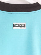 Adidas 80s Vintage Takeoff Cycling Embroidered Sweater Türkis XL (detail image 3)
