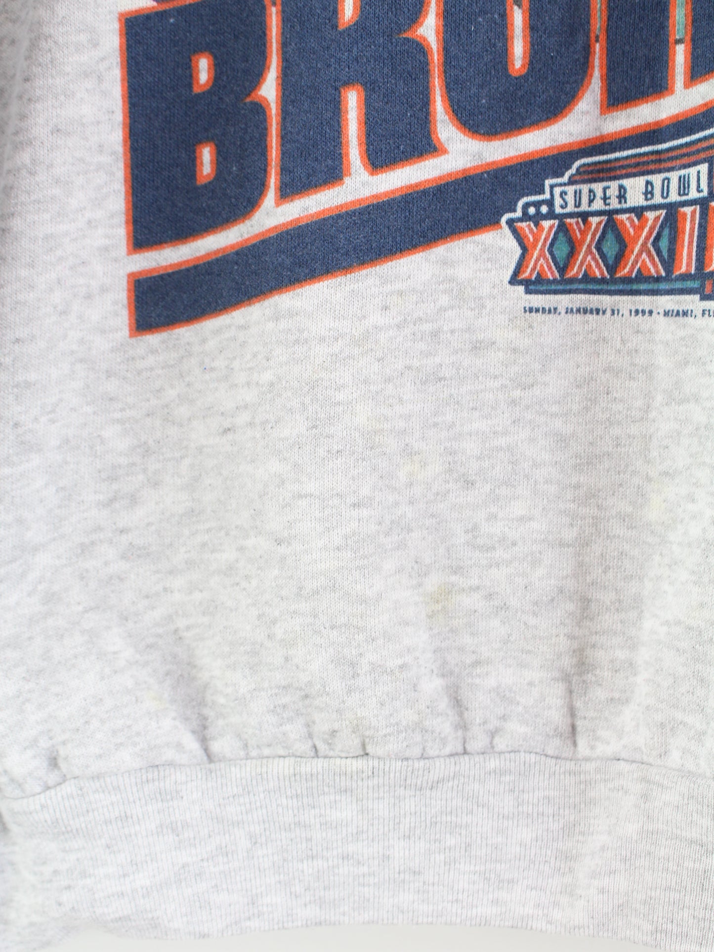 Tultex Super Bowl Print Sweater Grau XL