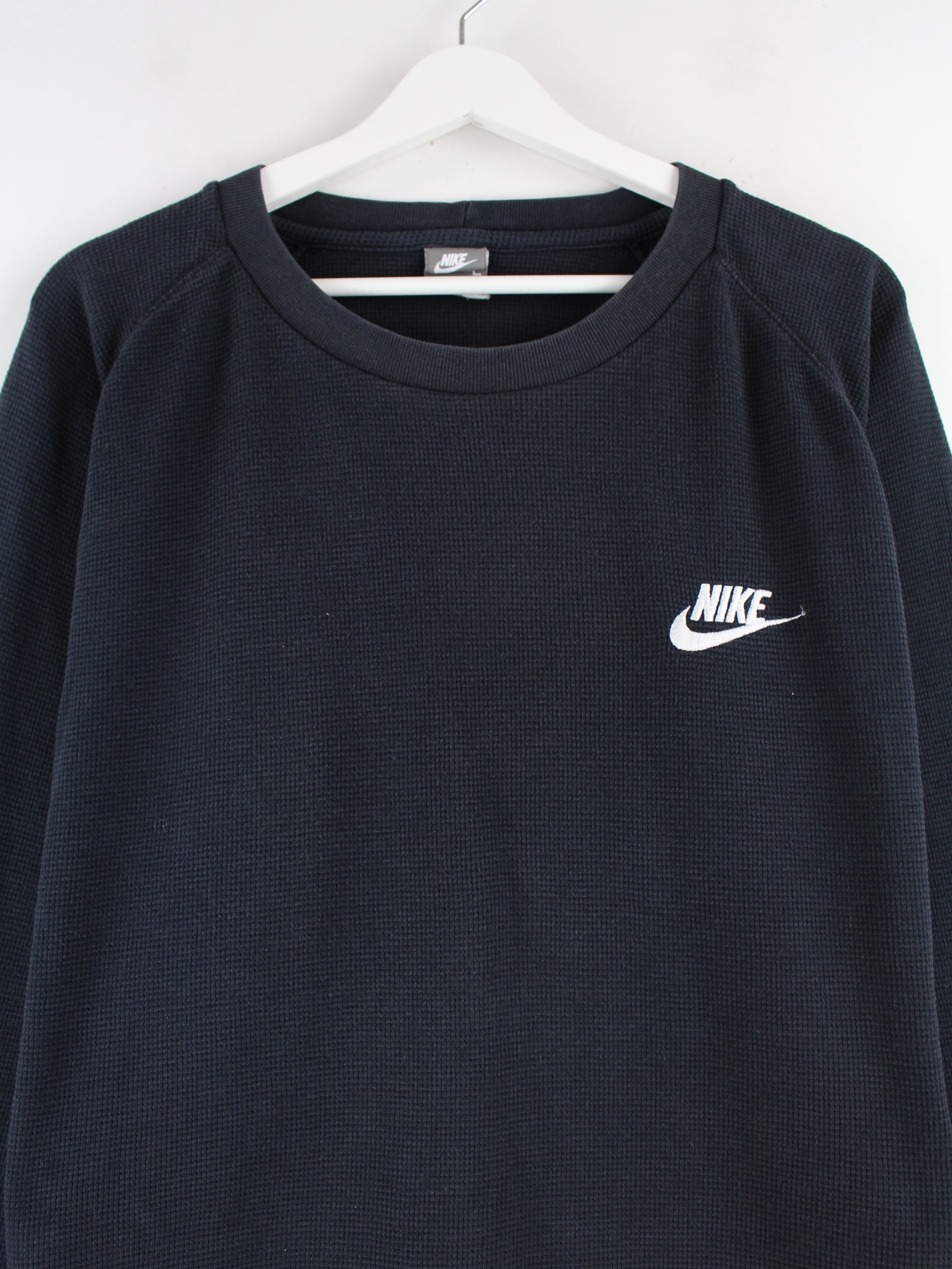 black nike round neck jumper