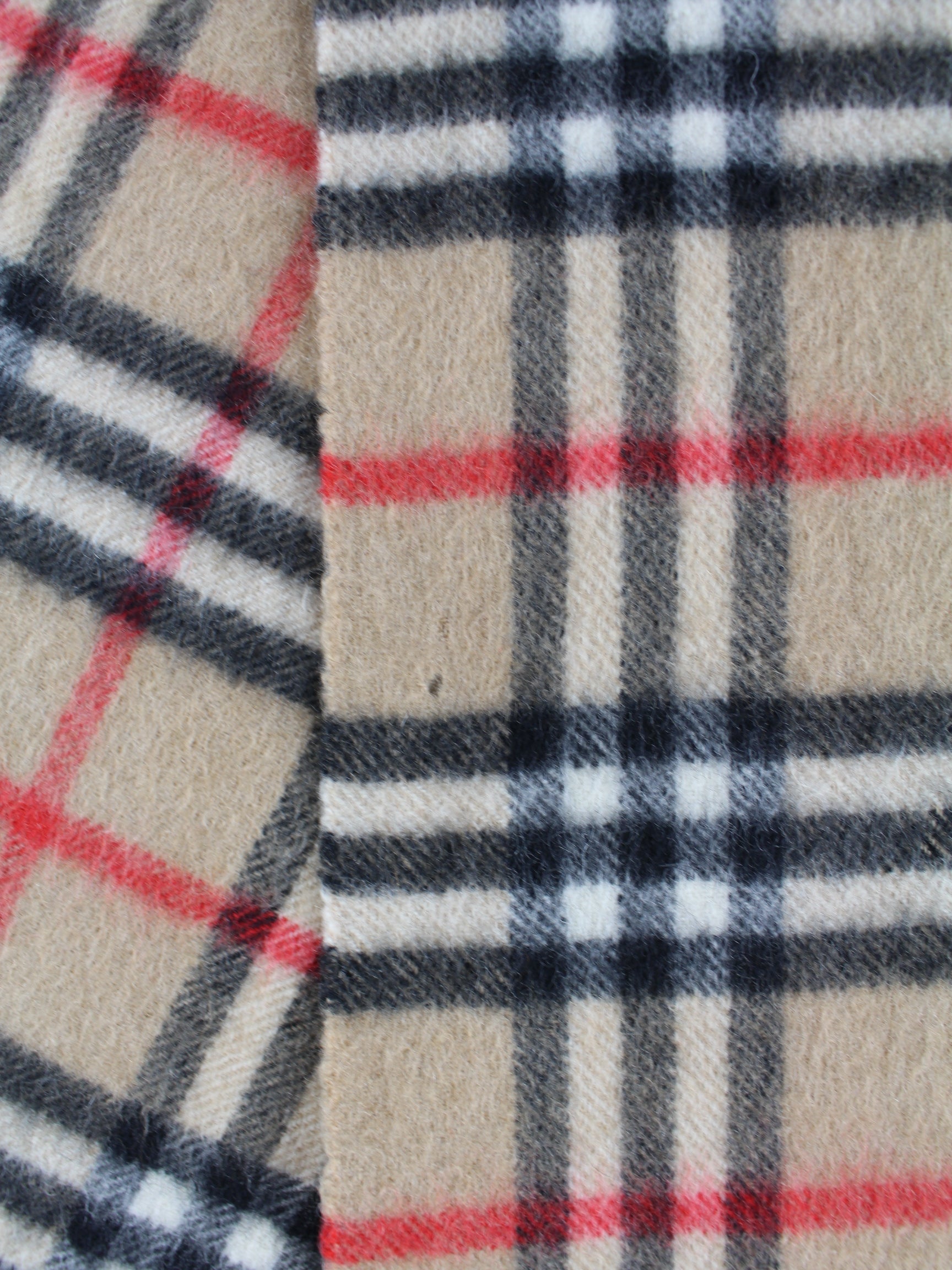 Burberry 100% Cashmere Nova Check Scarf Brown – Peeces