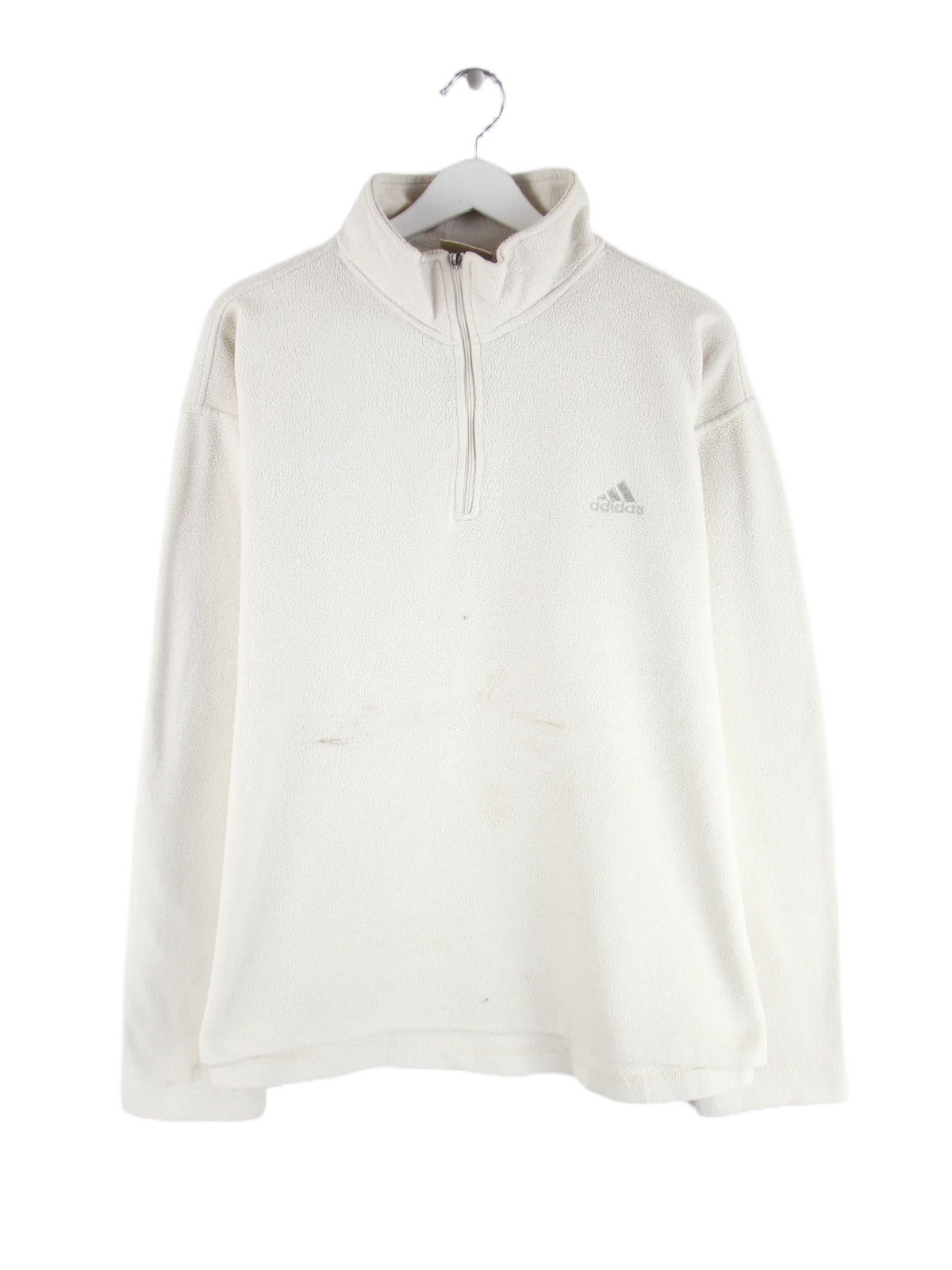 Adidas Fleece Beige L – Vorderseite