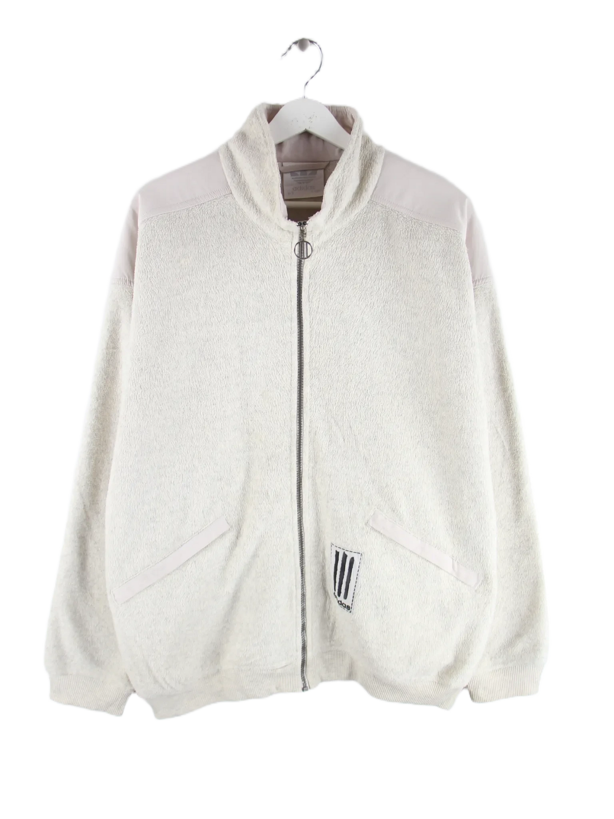 Adidas Fleece Beige XL – Vorderseite