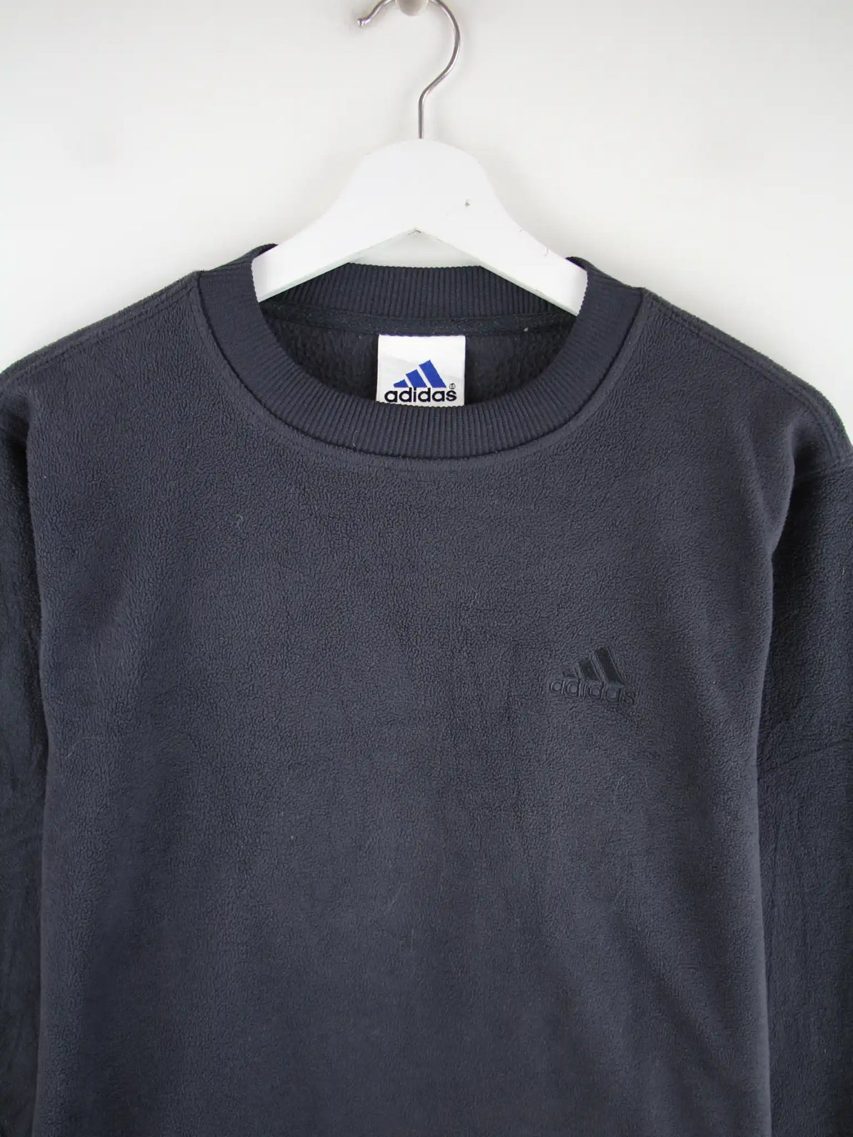 Adidas Fleece Blau M – Etikett