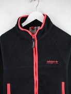 Adidas Fleece Schwarz XS – Detailansicht Vorderseite