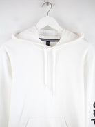 Adidas Hoodie Weiß S – Detailansicht Vorderseite