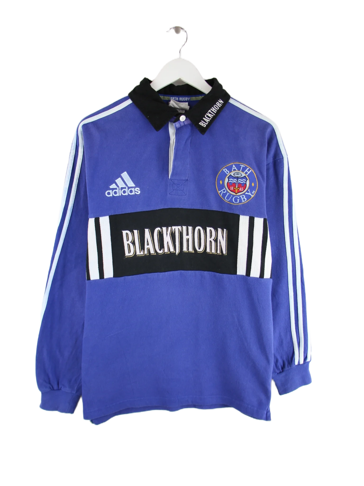 Adidas Polo Blau M – Vorderseite
