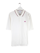 Adidas Polo Weiß L – Vorderseite