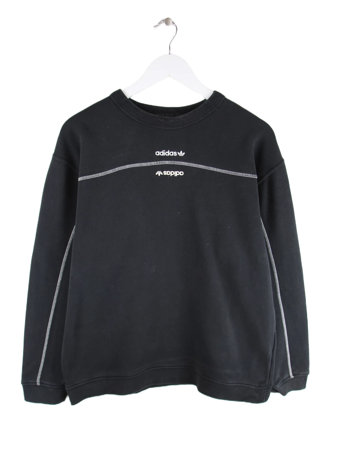 Adidas Sweater Schwarz S – Vorderseite