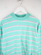 Adidas Sweater Türkis L – Detailansicht Vorderseite