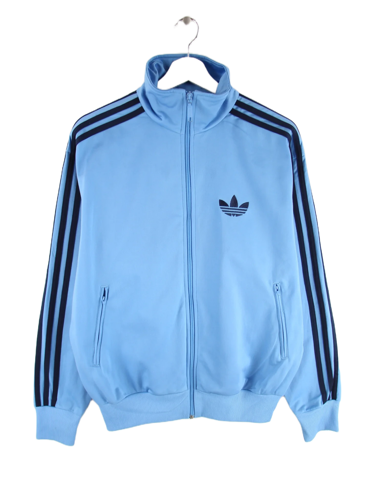 Adidas Trainingsjacke Blau S – Vorderseite